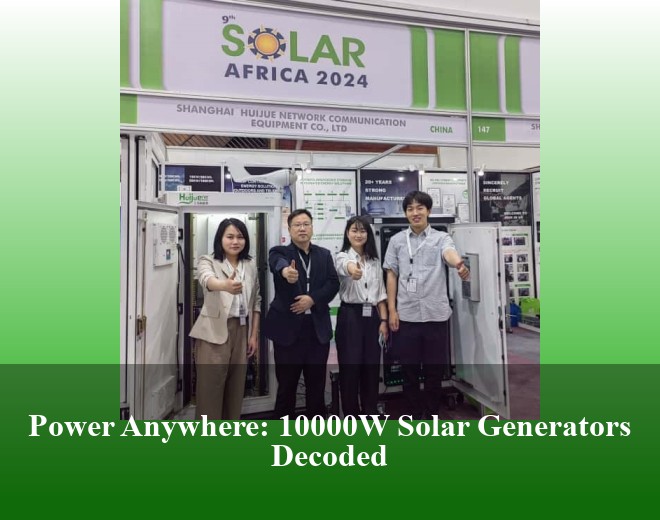 Power Anywhere: 10000W Solar Generators Decoded